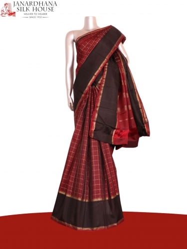 Pure Handloom Kanjeevaram Silk Saree